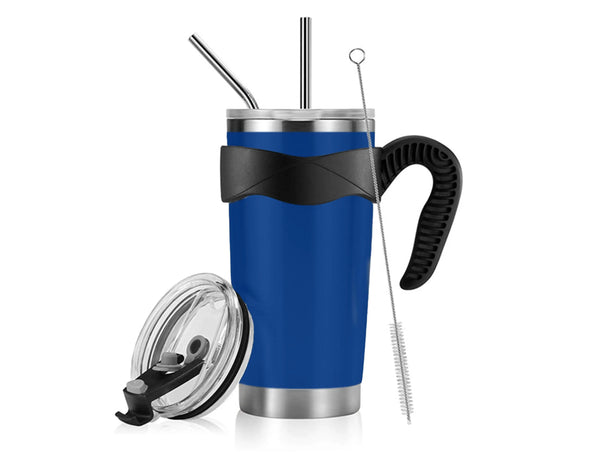 Utilé 20oz Insulated cup with handle, straws and lid Utilé