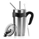 Utile 20oz Insulated cup with handle, straws and lid Utile