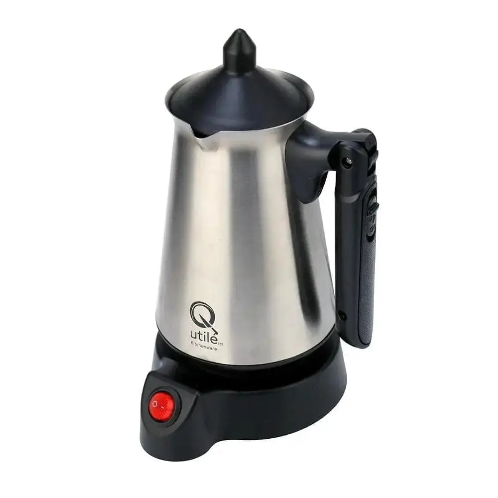 Eu Plug Turkish Coffee Pot With Handle Stainless Steel Electric Coffee Maker  Hot Kettle - Temu Austria