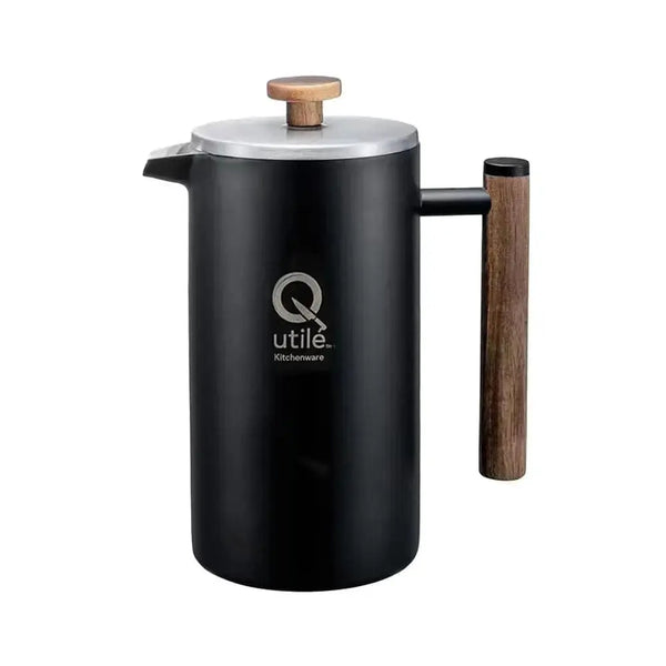 Utile 34oz Black Stainless Steel French Press Utile